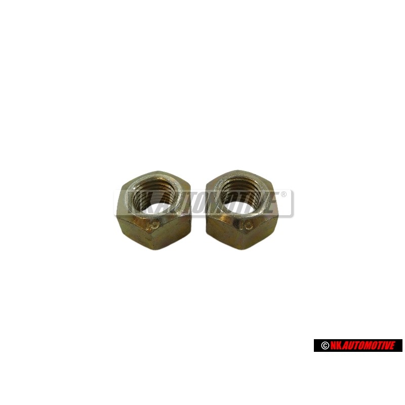 2x VW Original Sechskantmutter Selbstsichernd - N 0221414
