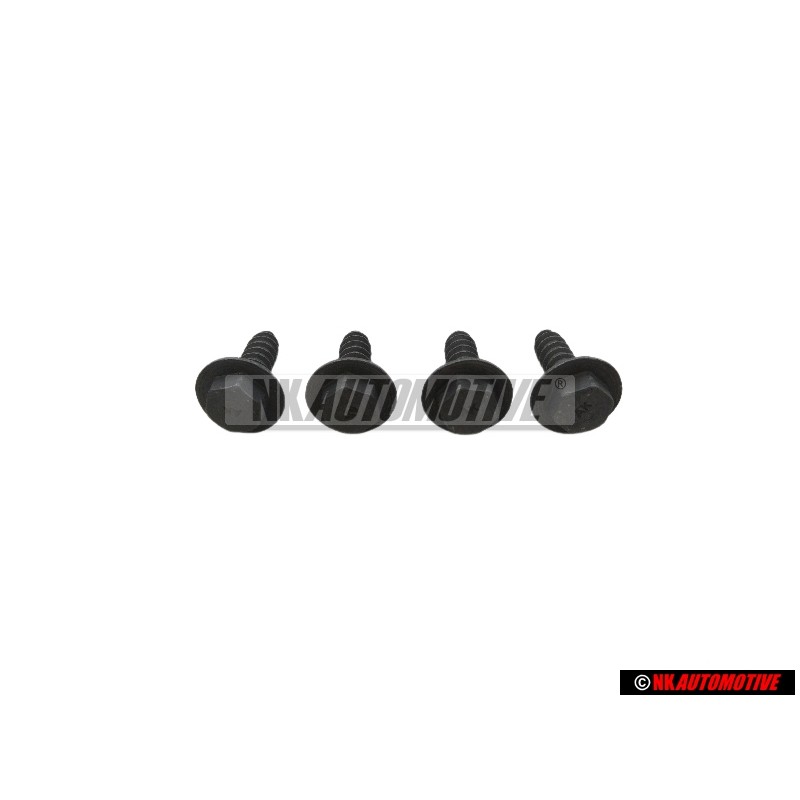 4x VW Original Sechskantblechschraube - N 0138882