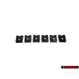 6x VW Original Schnappmutter - N 90170801
