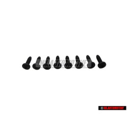 8x VW Original Linsenblechschraube - N 0139694