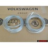 2x VW Original Zierleiste - 255853305
