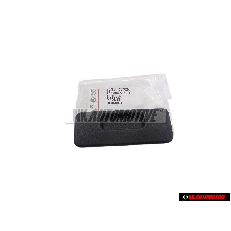 VW Original Abdeckkappe Satinschwarz - 725868803 01C