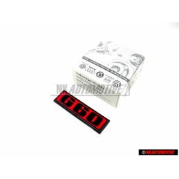 VW Original G60 Hinten Schriftzug Emblem Logo Rot - 191853675B QN5