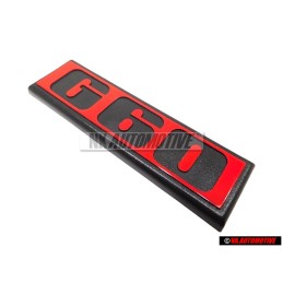 VW Original G60 Hinten Schriftzug Emblem Logo Rot - 191853675B QN5
