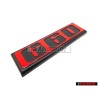 VW Original G60 Hinten Schriftzug Emblem Logo Rot - 191853675B QN5