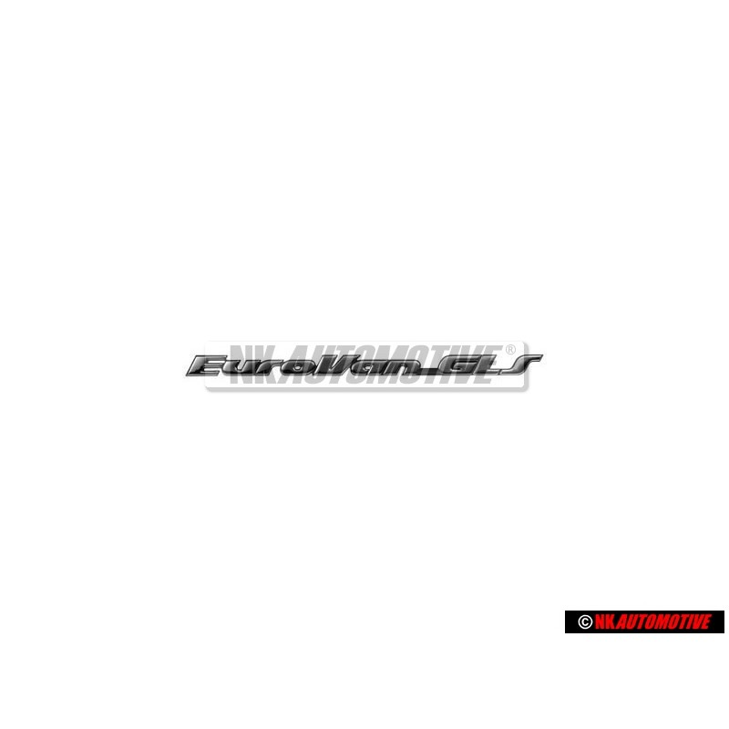 VW Original EUROVAN GLS Hinten Schriftzug Emblem Logo Chrom - 705853689L Z10