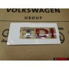 VW Original TDI Hinten Schriftzug Emblem Logo Chrom Rot Golf 4 - 3B0853675ACGQF