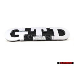 VW Original GTD Vorne Kühlergrill Emblem Schriftzug Chrom - 5K0853679 739