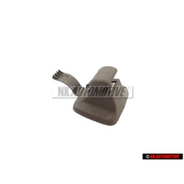 VW Original Halter Für Sonnenblende Latte Macchiato(Braun)/Grau - 1K0857561B 28U