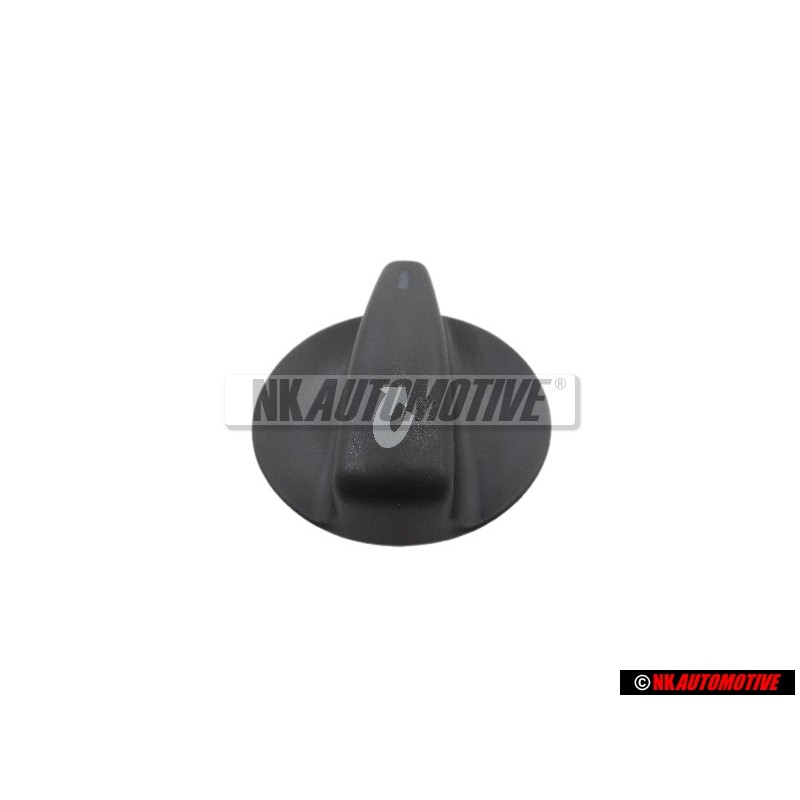 VW Original Drehknopf Satinschwarz - 2D0819041C 01C