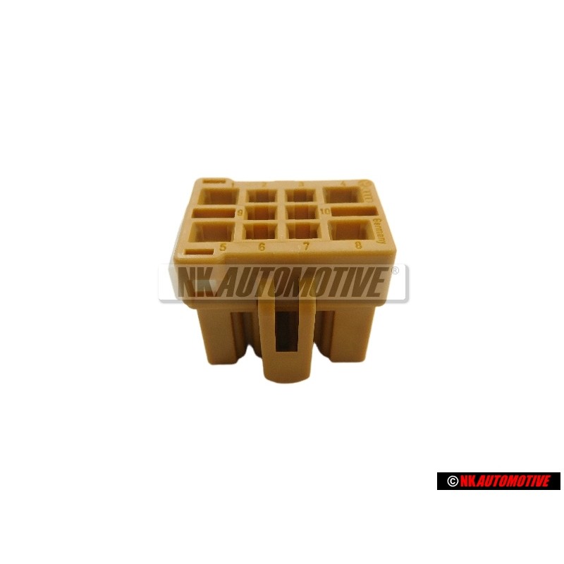 VW Original Flachkontaktgehäuse Mit Kontaktverriegelung - 8D0937733A