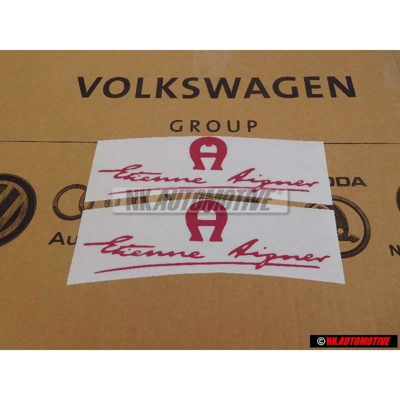 2x VW Classic Parts Schriftzug Emblem - 155853687G L16