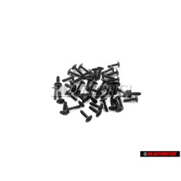 44x VW Original Schraube Linsenblechschraube - 155853149
