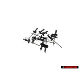 12x VW Original Blindniet Popnieten 14mm - N 90634901