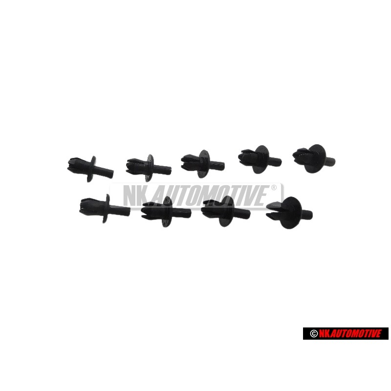 9x VW Original Spreizniet - N 0385491