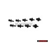 9x VW Original Spreizniet - N 0385491