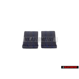 2x VW Original Schlaufe Mauritiusblau - 155871893A F63
