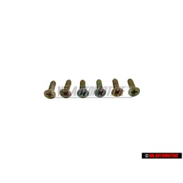 6x VW Original Schraube - N 0139981
