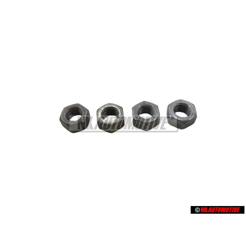 4x VW Original Sechskantmutter - N 01100830