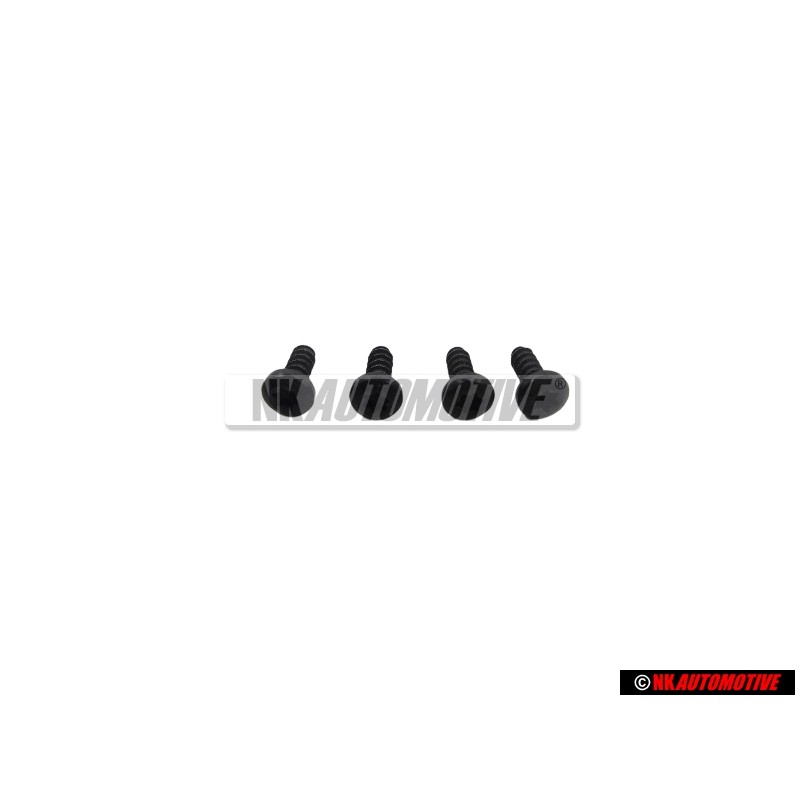 4x VW Original Linsenblechschraube - N 0139579