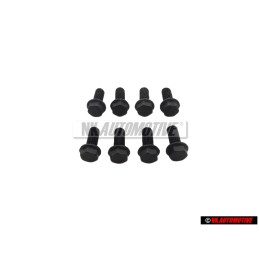 8x VW Original Sechskantschraube - 082409135
