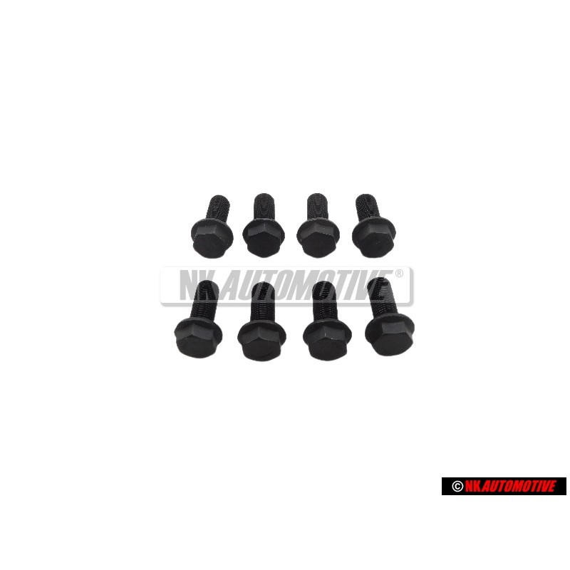 8x VW Original Sechskantschraube - 082409135
