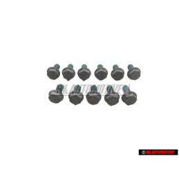 11x VW Original Sechskantbundschraube - N 90063904