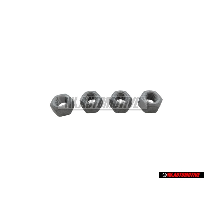 4x VW Original Sechskantmutter - N 10209005