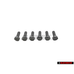6x VW Original Schraube - N 01021612