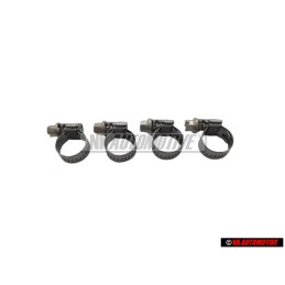4x VW Original Schlauchschelle - N 0245281