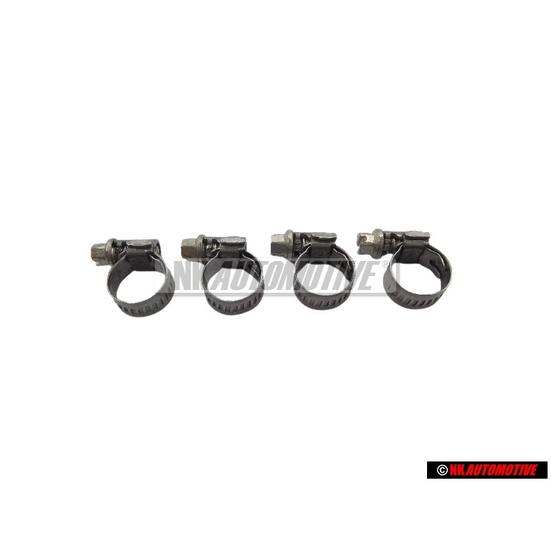 4x VW Original Schlauchschelle - N 0245281