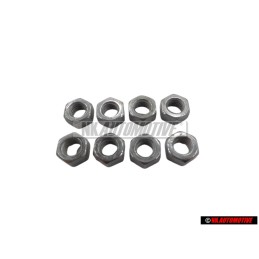 8x VW Original Sechskantmutter - N 0110088