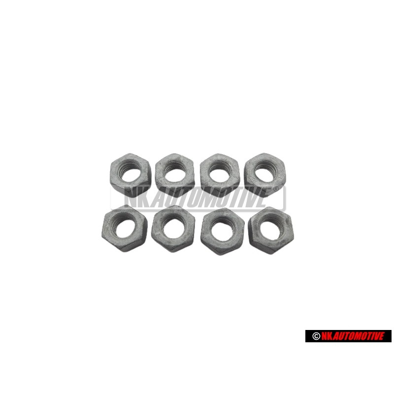 8x VW Original Mutter - N 01100636