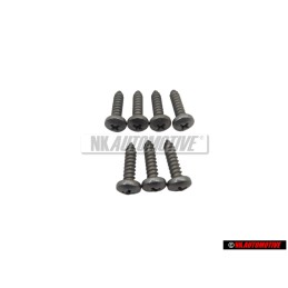 7x VW Original Linsenblechschraube - N 0139755