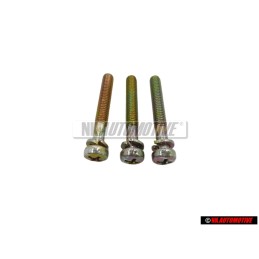 3x VW Original Linsenschraube (Kombi) - 025129340