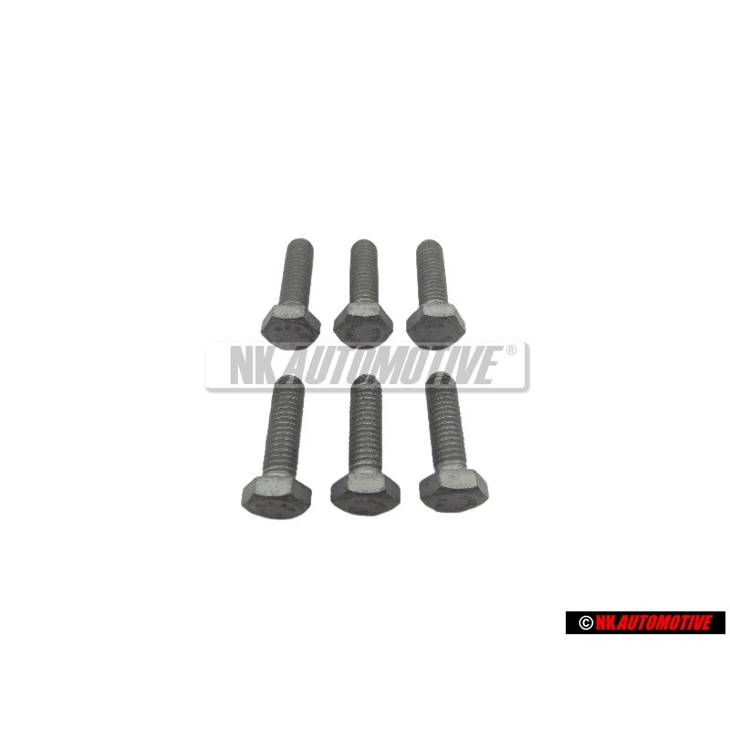 6x VW Original Sechskantschraube - N 01021710