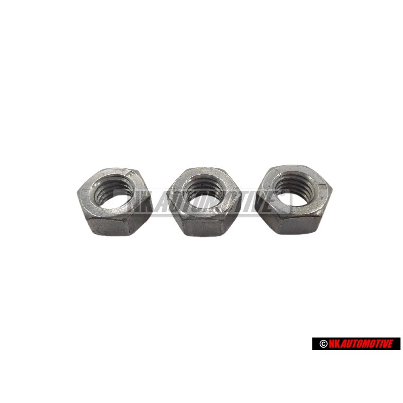 3x VW Original Sechskantmutter - N 01100830