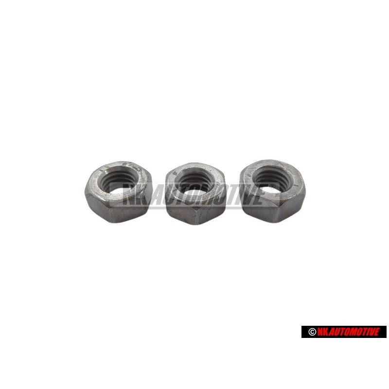 3x VW Original Sechskantmutter - N 0110088
