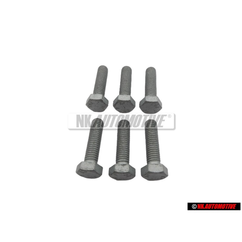 6x VW Original Sechskantschraube - N 01024416