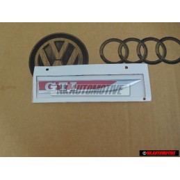 VW Original GTI Seite Schriftzug Emblem Logo Chrom Rot - 5G0853688ATJZQ