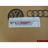 VW Original GTI Seite Schriftzug Emblem Logo Chrom Rot - 5G0853688ATJZQ