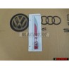 VW Original GTI Seite Schriftzug Emblem Logo Chrom Rot - 5G0853688ATJZQ
