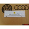 VW Original GTI Seite Schriftzug Emblem Logo Chrom Rot - 5G0853688ATJZQ