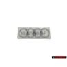 Audi Original Ringe Hinten Schriftzug Emblem Logo Zeichen Chrom - 4E0853742 2ZZ