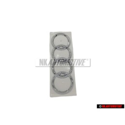 Audi Original Ringe Hinten Schriftzug Emblem Logo Zeichen Chrom - 4E0853742 2ZZ
