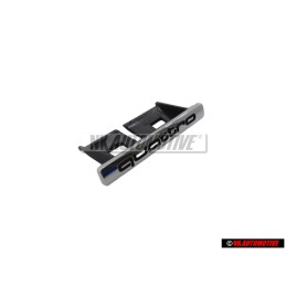 Audi Original QUATTRO Vorne Kühlergrill Emblem Schriftzug Chrom - 4E0853736C 2ZZ