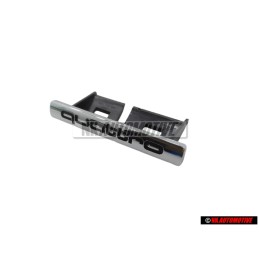 Audi Original QUATTRO Vorne Kühlergrill Emblem Schriftzug Chrom - 4E0853736C 2ZZ