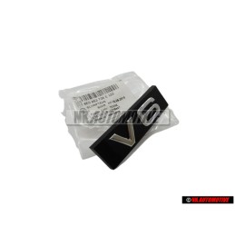 Audi Original V6 Vorne Kühlergrill Emblem Schriftzug - 4E0853736E 2ZZ