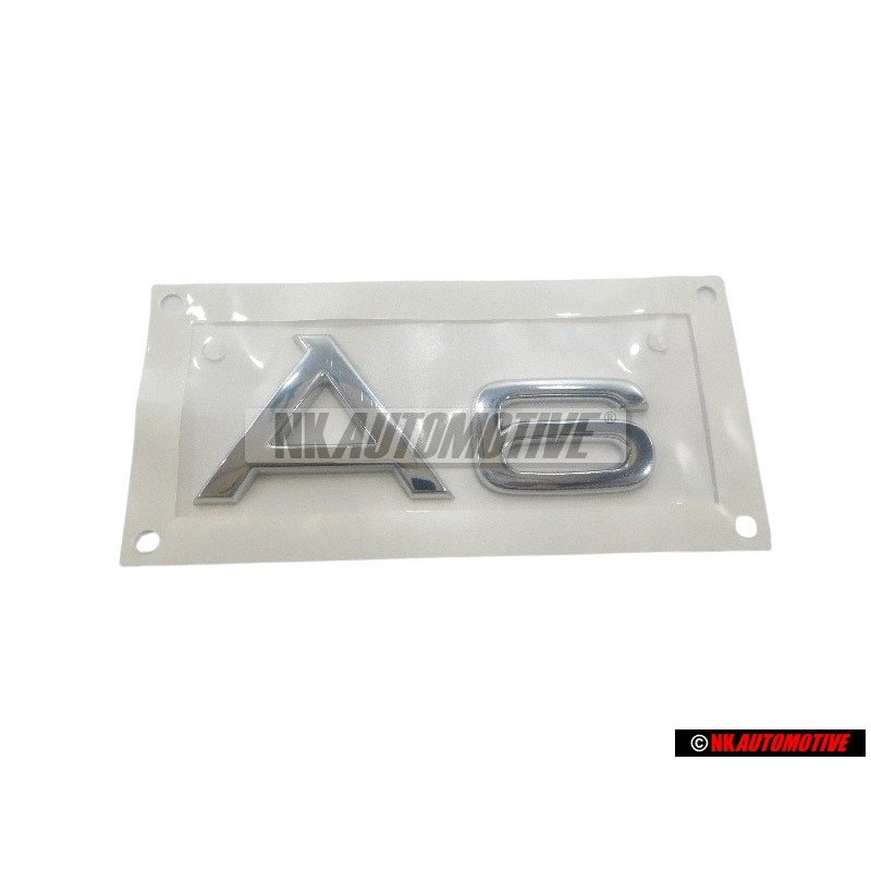 Audi Original A6 Hinten Schriftzug Emblem Logo Chrom - 4B0853741C 2ZZ