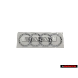 Audi Original Ringe Hinten Schriftzug Emblem Logo Zeichen Chrom - 4B5853742 2ZZ